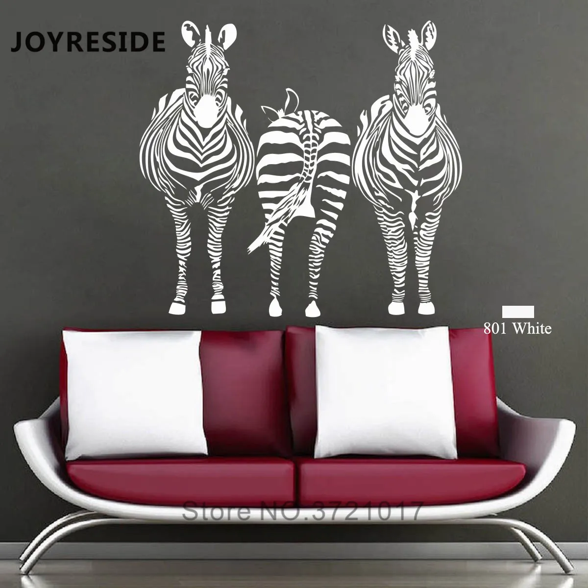 Виниловая наклейка на стену с тремя звездами|Наклейки стену| |