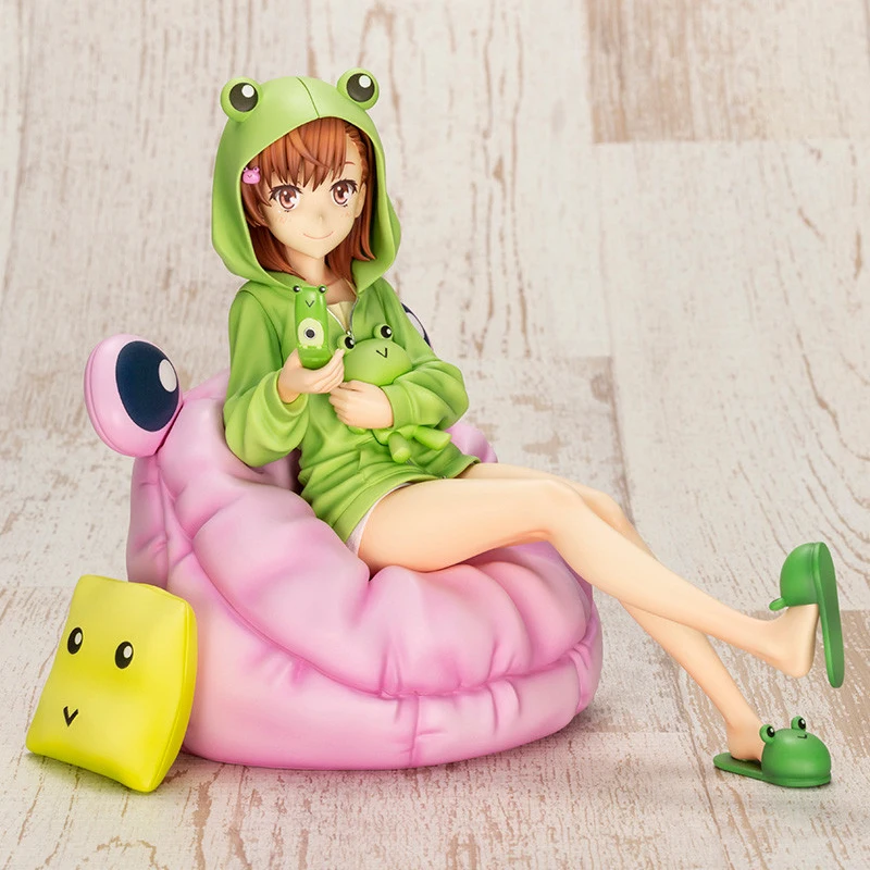 Фигурка Toaru Kagaku No Rail gun Мисака Микото гекота из ПВХ крытая аниме-фигурка
