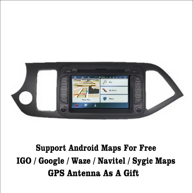 Liislee Android 7 1 2G RAM для Kia Picanto Morning Car Radio Аудио Видео Мультимедиа DVD плеер WIFI DVR GPS Navi
