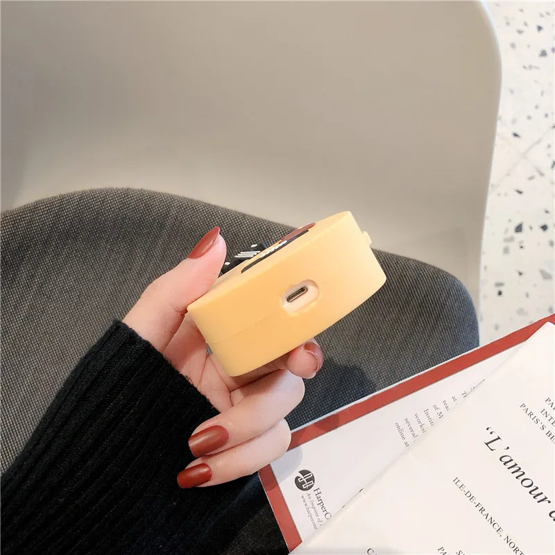 Модный чехол для наушников с гитарой Airpods 1 2 мягкий из ТПУ зарядного бокса AirPods