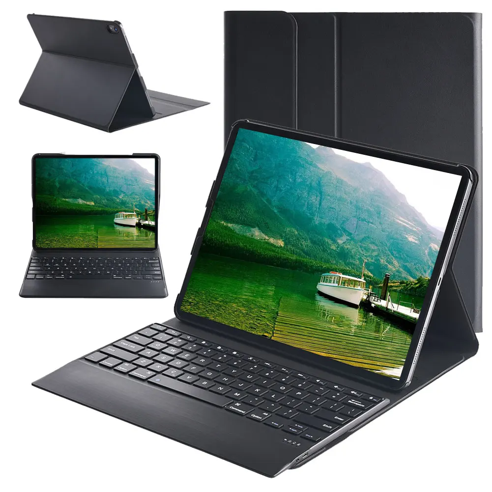 Беспроводной кожаный чехол с клавиатурой для IPAD PRO 12 9 2018 Ультратонкий планшета
