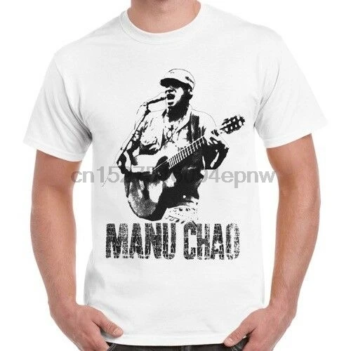 Manu Chao En Vivo Manonegra Ретро футболка 26 (1)| |