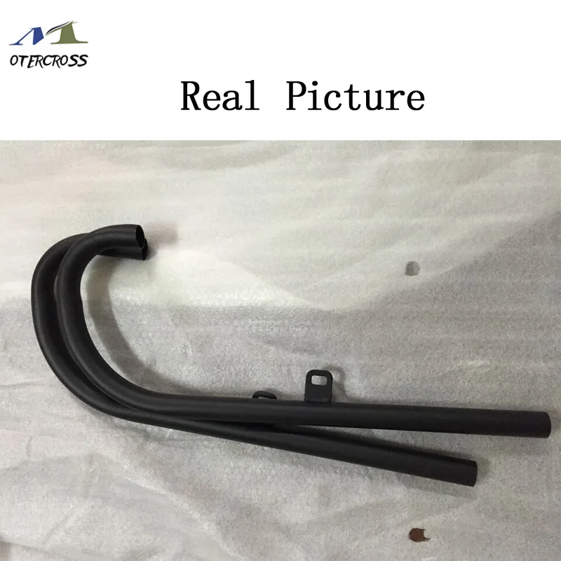 Black CJK750 Motorcycle 24HP Exhaust Muffler For BMW R12 R71 Ural M1 M72 CJ-K750 Parts | Автомобили и мотоциклы