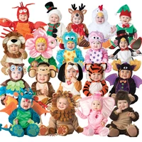 lovely animal outfit for babygrowinfant boys girls baby fancy dress cosplay costume toddler liondogelephanttiger 40