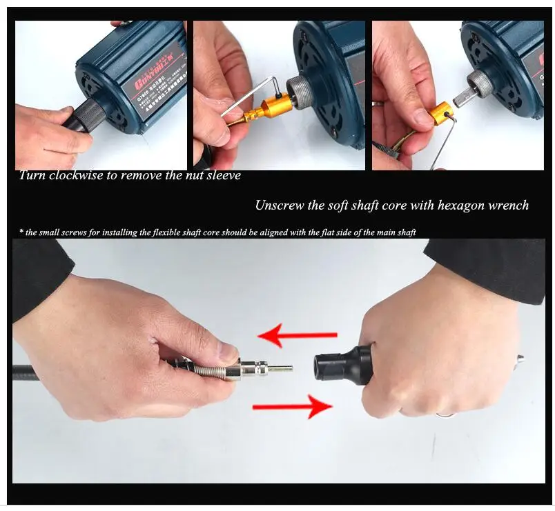 800 Вт машина для резьбы по нефриту высокое качество подвесная мельница гибкий вал