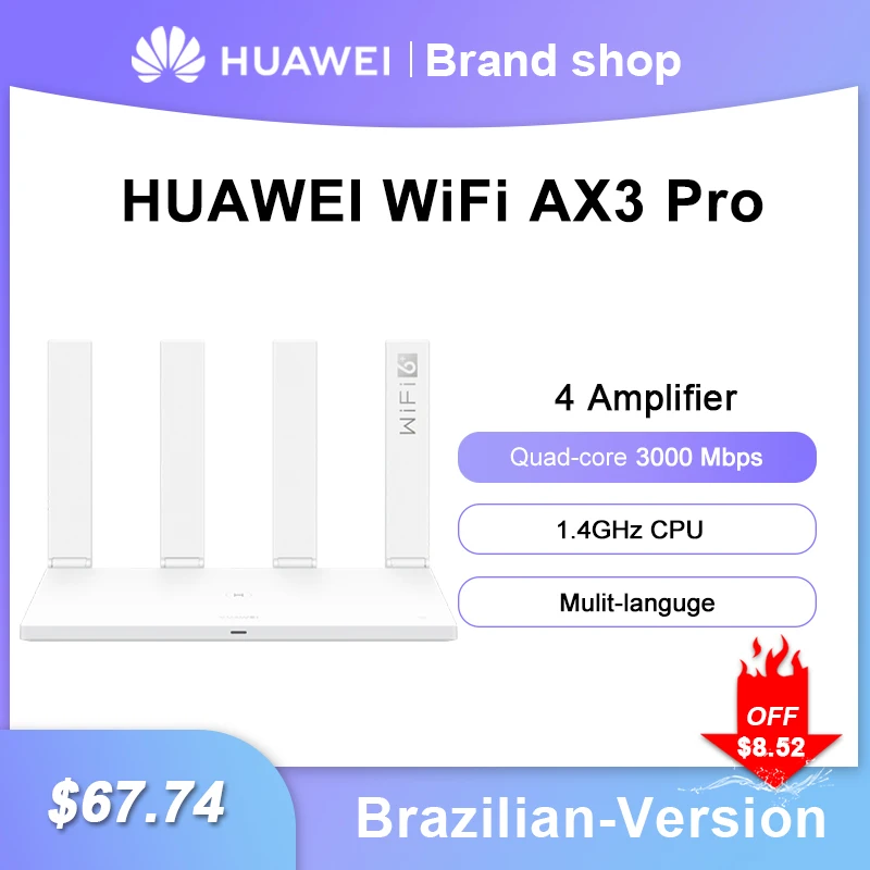 Huawei Wi Fi AX3 двухъядерный Pro Quad core маршрутизатор 6 + 3000 Мбит 2 4 ГГц 5 двухдиапазонный
