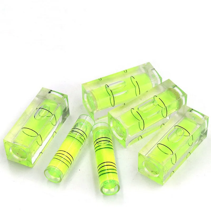 

1pcs 15x40mm Square Cylindrical Spirit Level Bubble With Magnetic Stripe Bubble Spirit Degree Mark Surface Level Measuring Tool