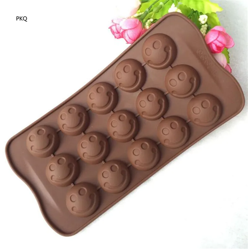 Улыбающееся лицо для шоколада желе конфет формы выпечки ручной работы ремесла