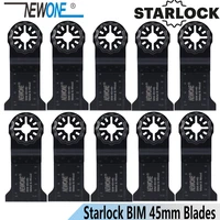 newone bim 45x40mm starlock saw blades fit power oscillating tools for cut wood plastic metal cutting remove carpet nails more