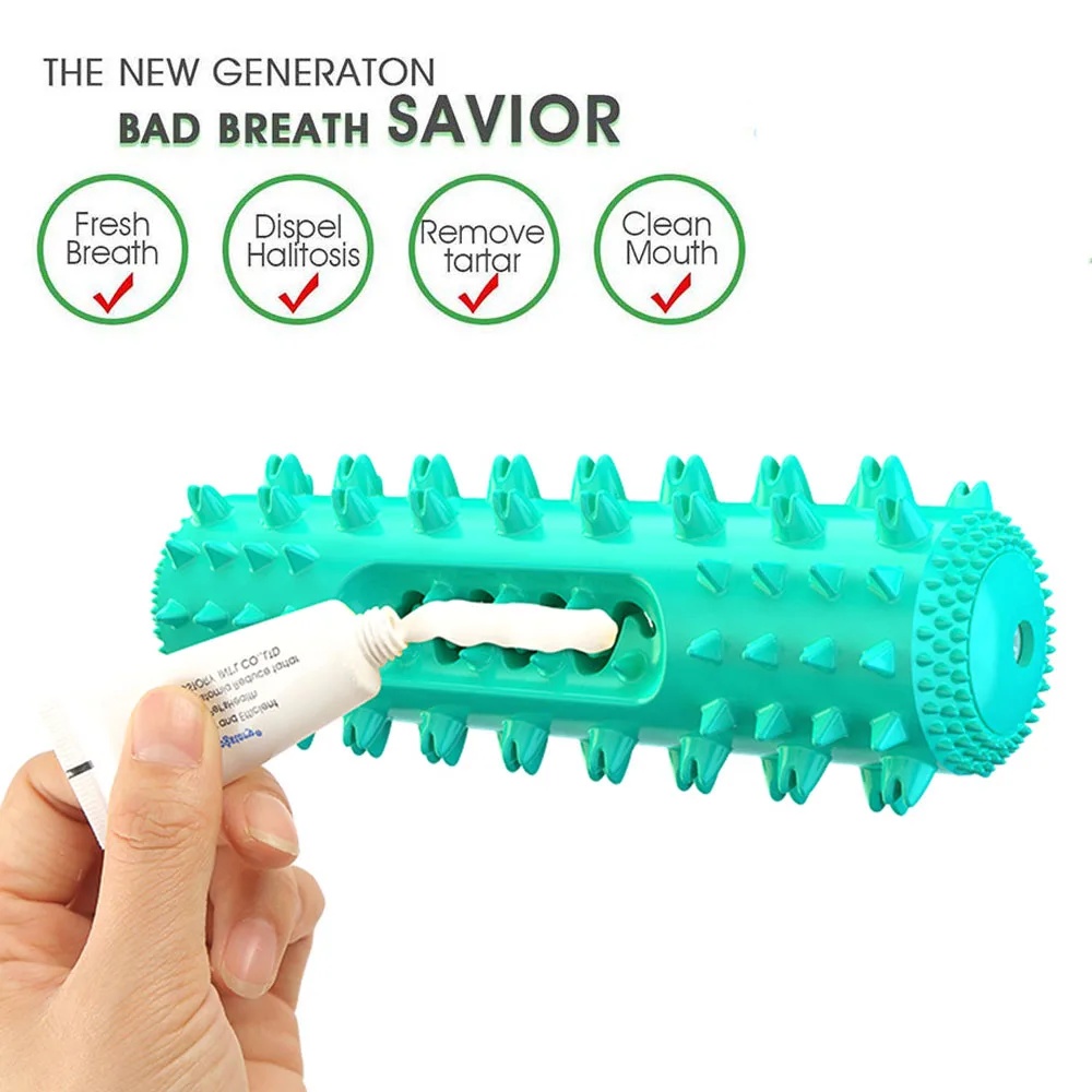 

Dog Molar Toothbrush Durable Dog Chew Toy Pet Tooth Cleaning Dog Molar Tooth Stick Puppy Dental Care Elasticity Soft
