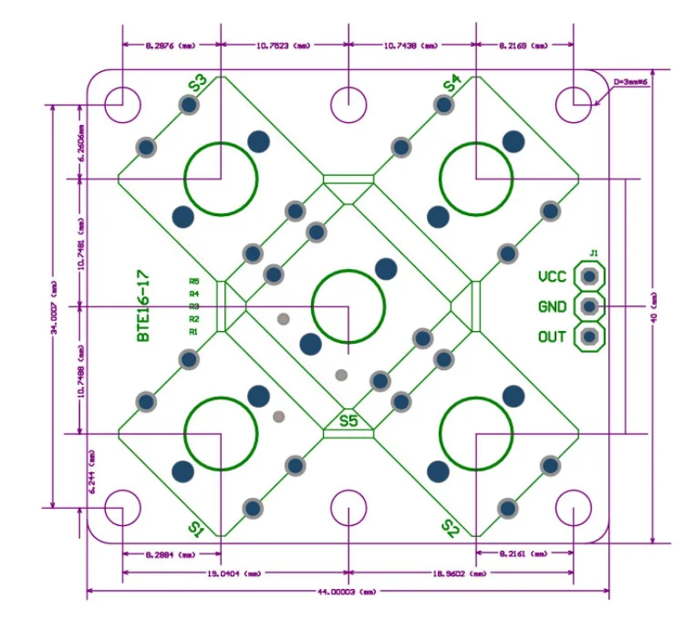 Аналоговая клавиатура цветная квадратная круглая крышка Кнопка аналоговая
