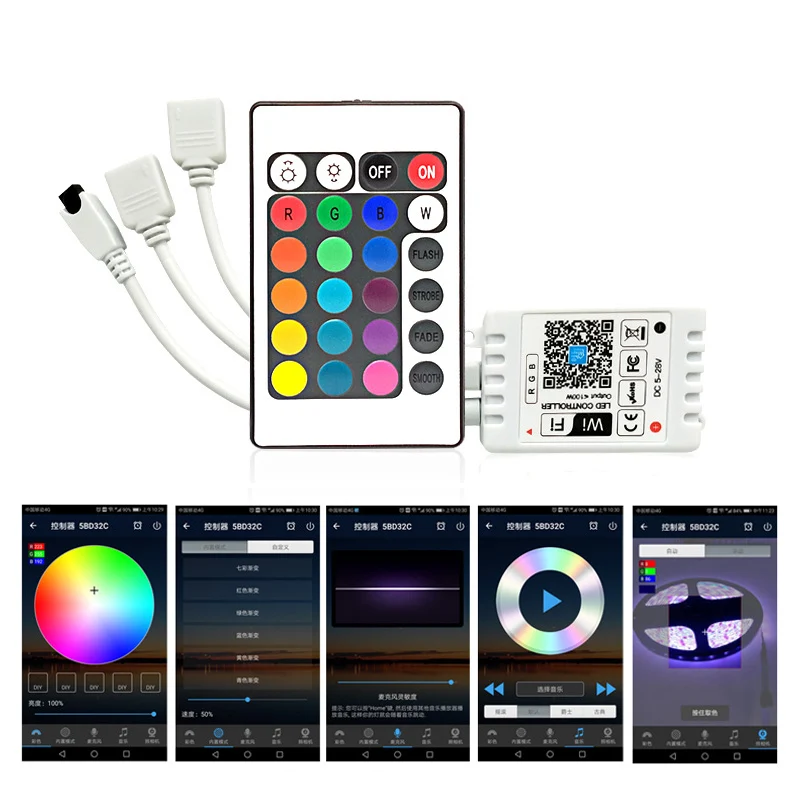 1-10 шт. Волшебный дом 5 в 12 В 24 RGB Wifi контроллер RGBW RGBWW + CCT Bluetooth 2 4G сенсорный для 5050 2835