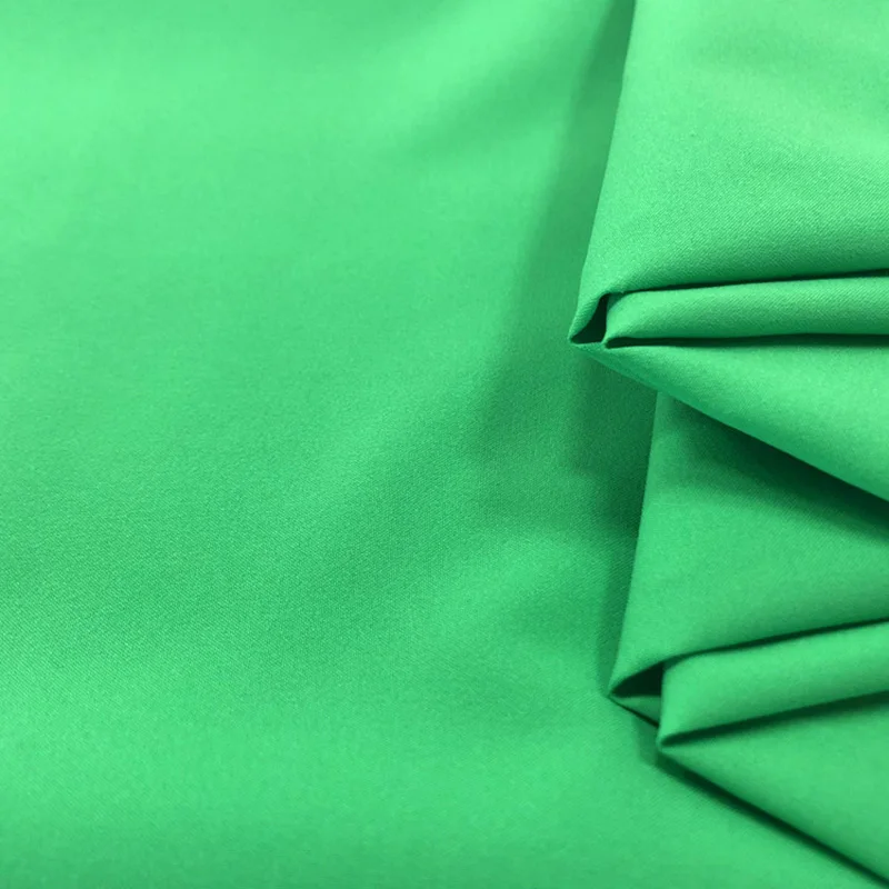 Green 50*150 см двухсторонняя эластичная мягкая эпонж ткань для одежды ручной работы DIY спортивная одежда - Цвет: Green