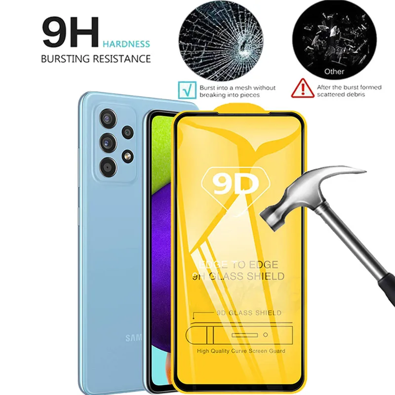 

Funda/Coque/Capa/Case On Samsung A 52 ,Transparent Phone Case + Glass Samsung A52 Case Galaxy A72 5G A71 A51 A32 Bumper Airbag Anti-Shock Protective Cover For Samsung A52 5G Silicone Case