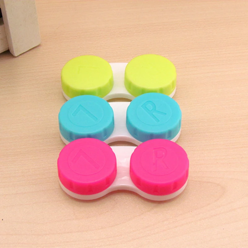 Коробка для контактных линз двойная коробка конфет красивых зрачков одиночная 33