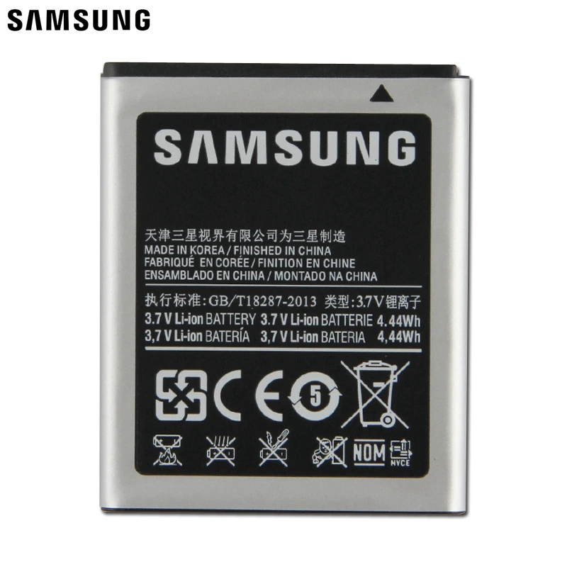 Оригинальная замена samsung Батарея для samsung S5330 GT-S5570 i559 S5570 S5232 C6712 S5750 натуральная EB494353VU EB494353VA