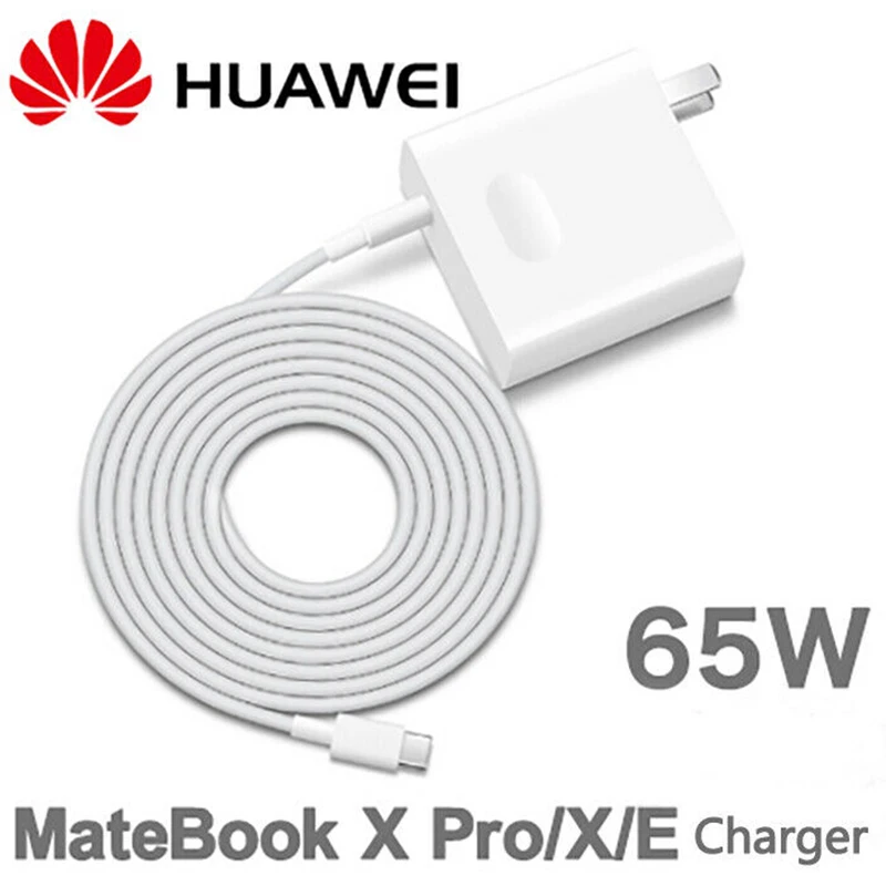 

Original Power Charger 65W FOR Huawei Matebook x Pro / X/E Adapter Laptop hw-200325cp0 hw-200325UP0 100-240V 12v-2a 15v-3a