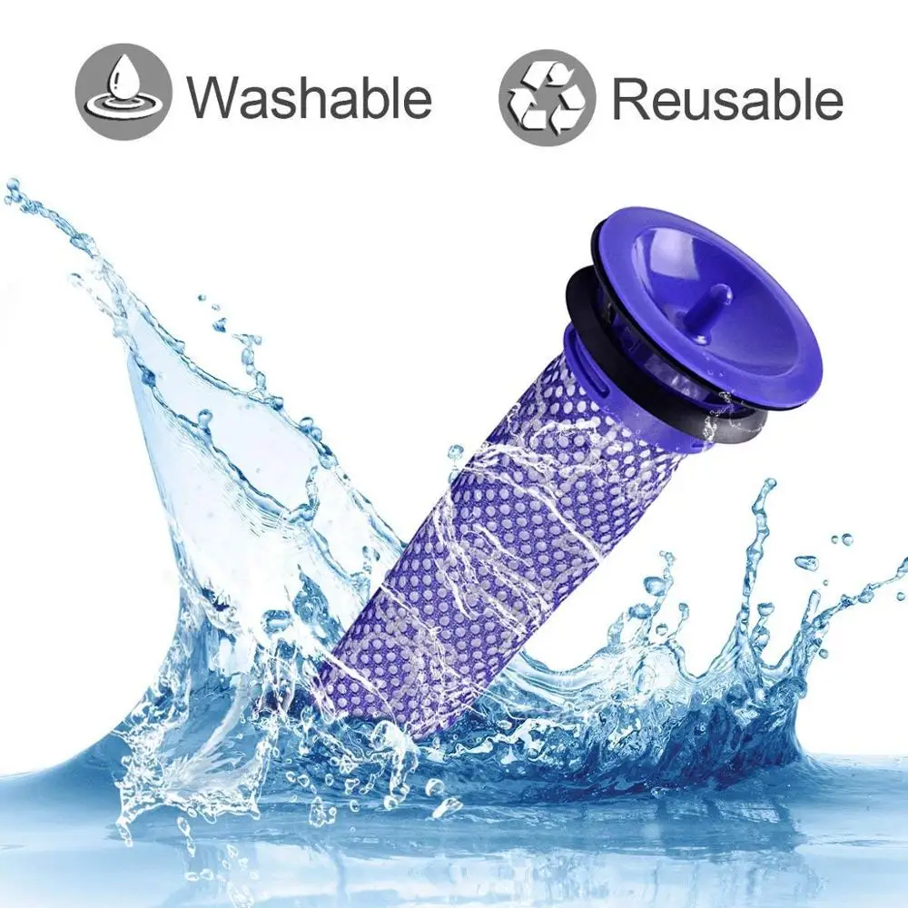 

Pre Replacement Filters For Dyson V6 V7 V8 DC58 DC59 Vacuum Cleaner Replacements Part # 965661-01 Filters