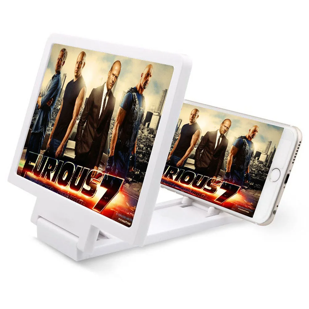 

Universal Desktop Gift Lightweight Portable HD Video Hands Free Optical Lens Home Office Eye Protection Phone Screen Amplifier