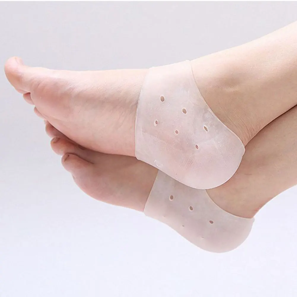 

Silicone Heel Protector Fascitis Plantar Socks Pads for Women Shoes Inserts Heel Spur Pain Relief Moisturizing Gel Shoe Pads