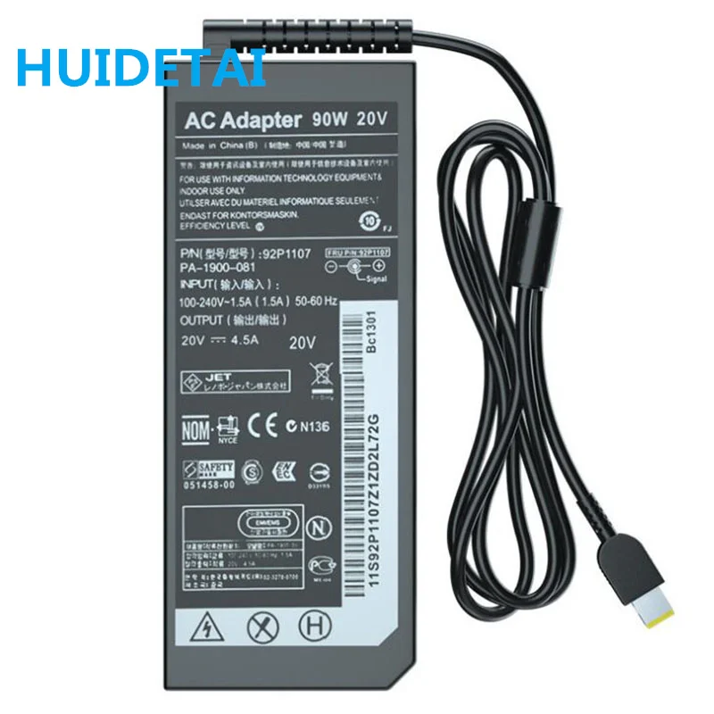 

20V 3.25A 60W AC Power Supply Adapter Battery Charger For Lenovo IdeaPad Yoga 2 Pro Laptop