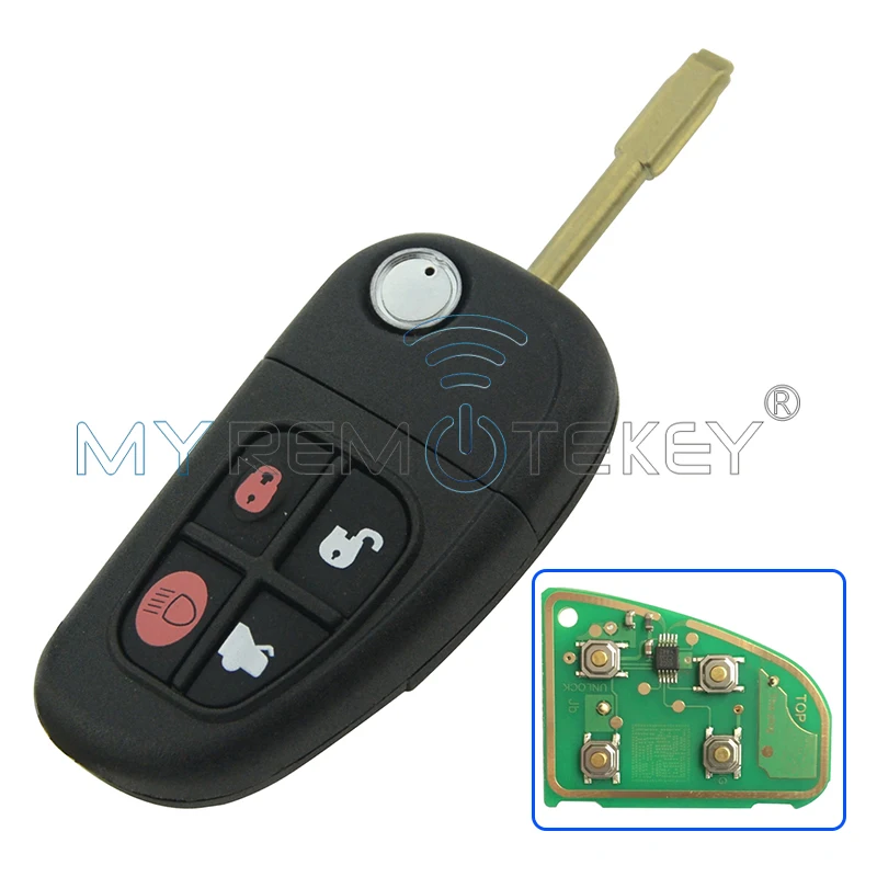 Пульт дистанционного управления 4 кнопки NHVWB1U241 315 МГц для Jaguar X S XJ8 тип ключа