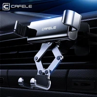 cafele gravity car holder for phone in car phone holder stand gps air vent clip mount cell mobile phone stand for iphone huawei
