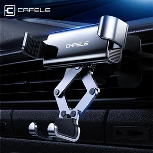 cafele gravity car holder for phone in car phone holder stand gps air vent clip mount cell mobile phone stand for iphone huawei free global shipping