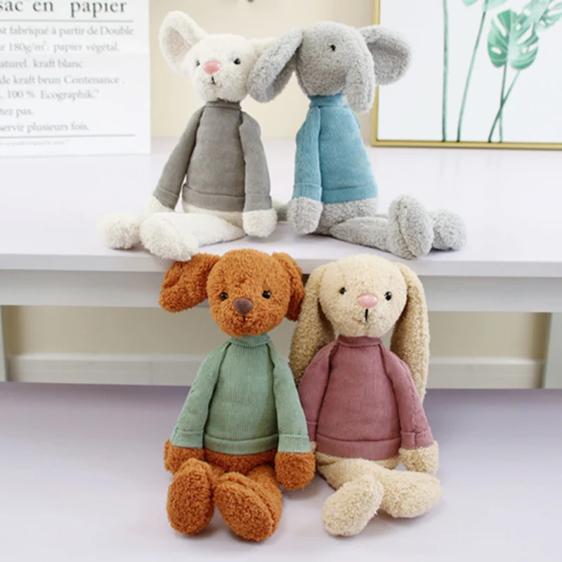 35 см Серия животных джунглей плюшевая игрушка длинные ноги кукла Ловца