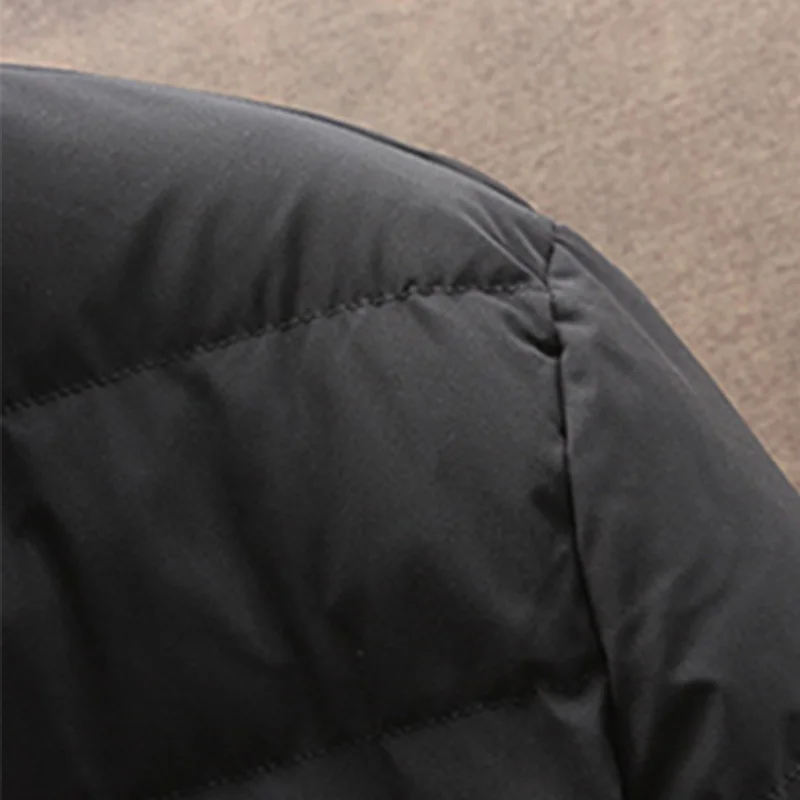 

Men's Winter Cotton Jacket Men 2020 Windproof Warm For Cold Proof High QualityComfortable Slim Fit Gray Black Men Cotton Jacket