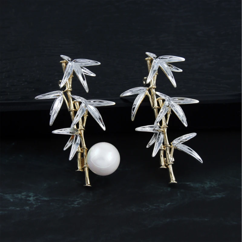 

Мужские и женские персонализированные бамбуковые Броши с позолотой 18 карат, латунные булавки для воротника с фианитом ААА, пряжка, аксессуа...