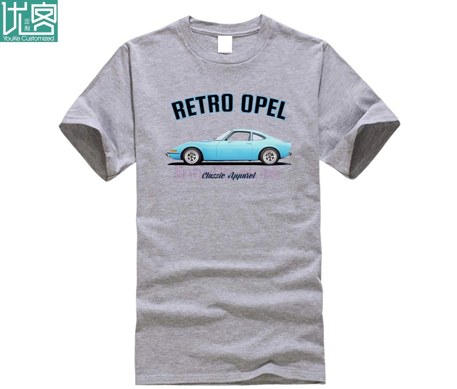 2019 новый модный бренд в моде хлопок Teeshirt немецкая Классическая машина Fansl Gt