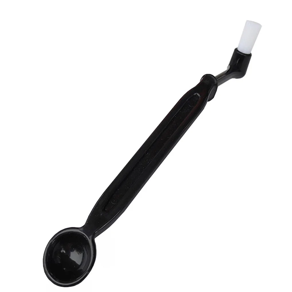 Dual-Use Coffee Machine Cleaning Brush Coffee Maker Espresso Machine Cleaning Tool With Spoon
