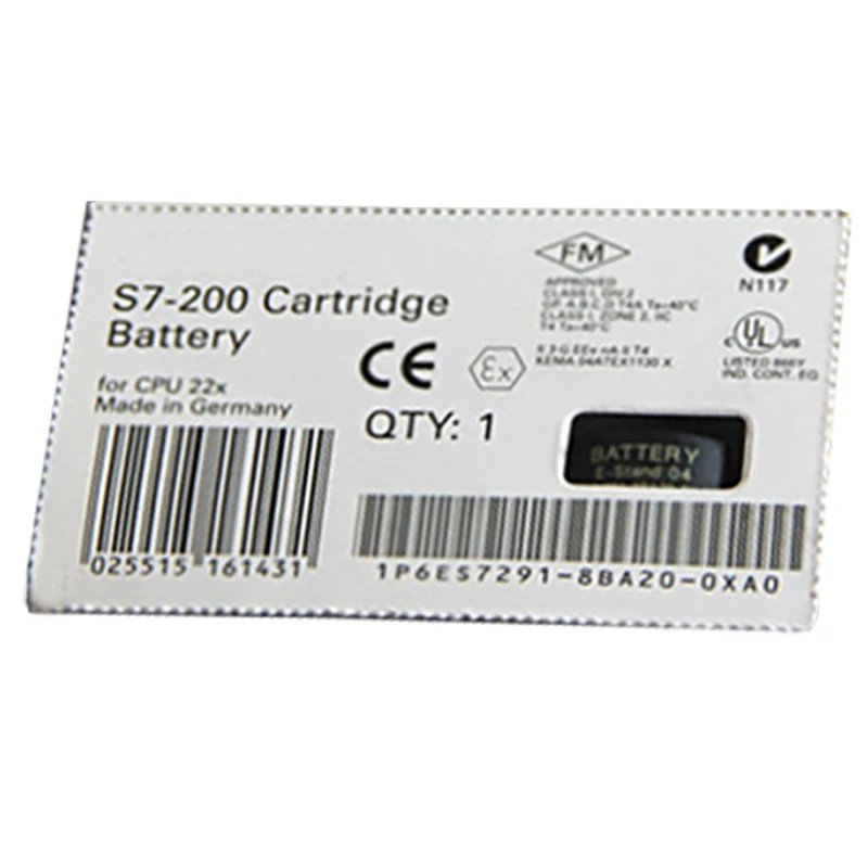 Сменный аккумулятор 6ES7 291-8BA20-0XA0 для Siemens S7-200 PLC CPU224XP литиевые батареи 6ES7291-8BA20-0XA0 |
