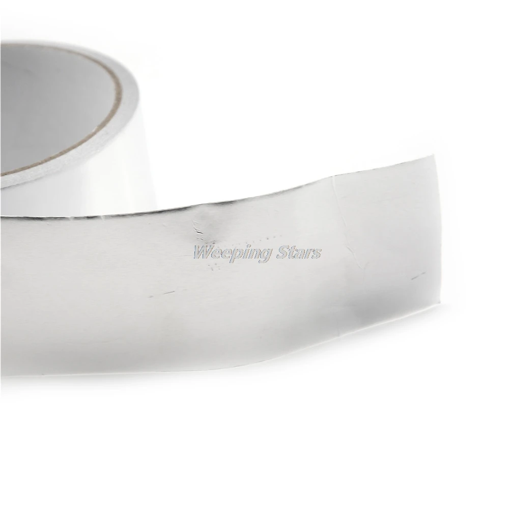

1roll Heat Shield Flame Resistant Aluminum Foil Tape 4.8CM*10M