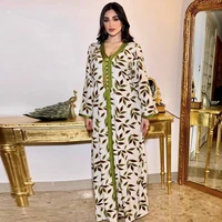 middle east muslim indian womens clothing ethnic style ramadan printed dress abaya saudi arabia elegant fashion prayer robe