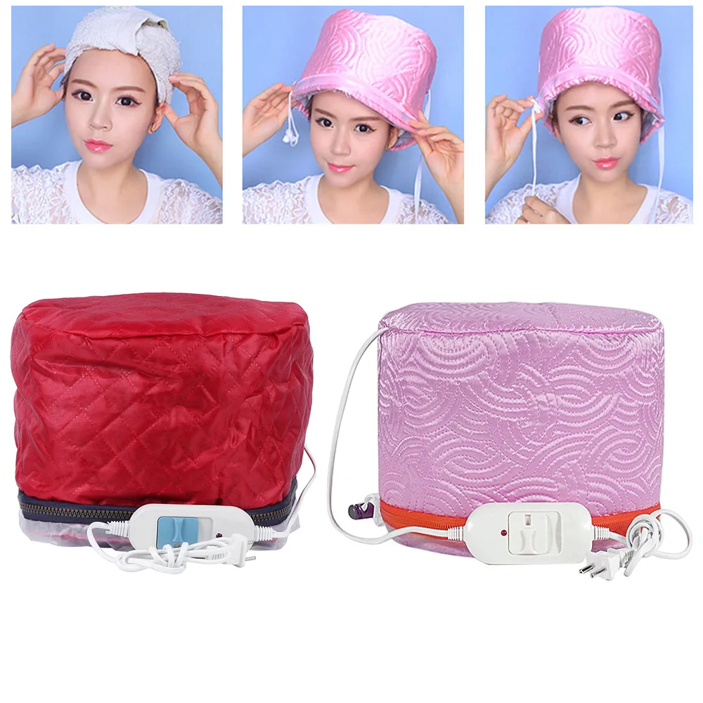 Регулируемый отпариватель для волос шапочка с электрическим подогревом 3 режима