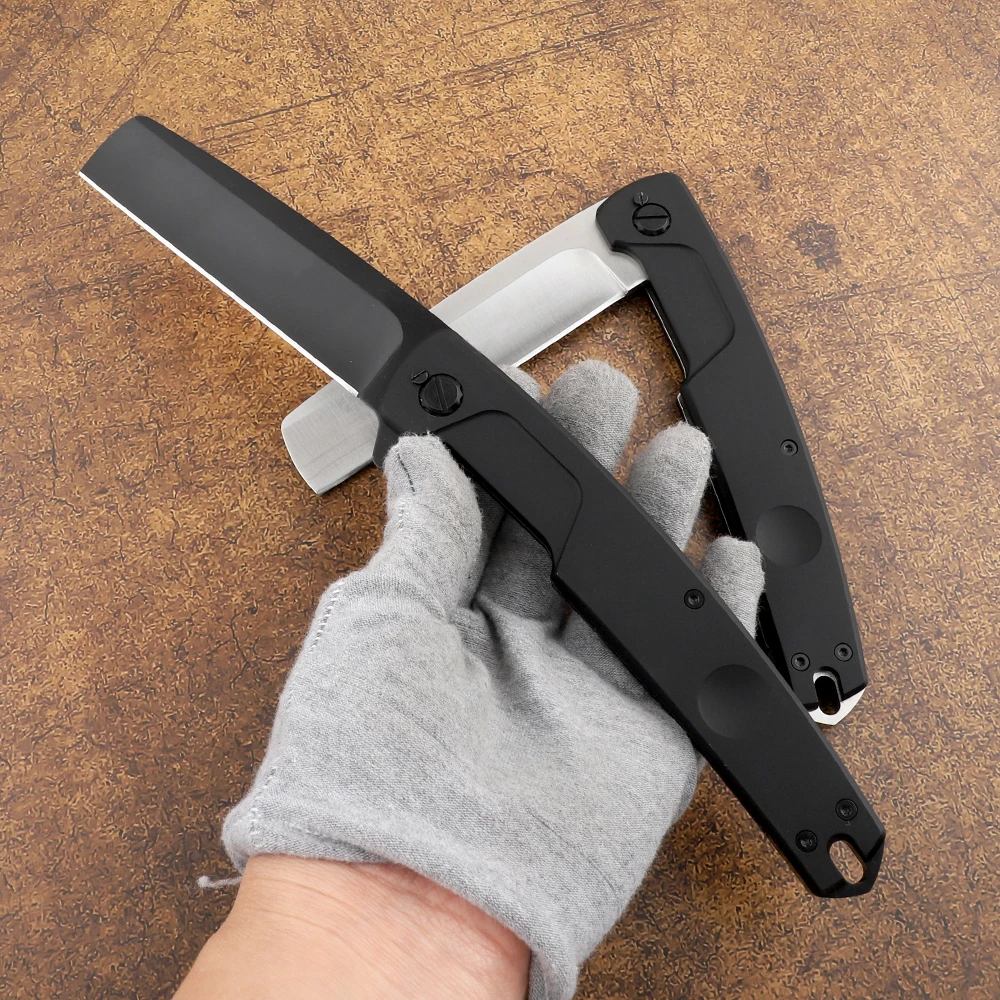 Новинка лезвие N690 с алюминиевой ручкой шарикоподшипник для охоты кемпинга