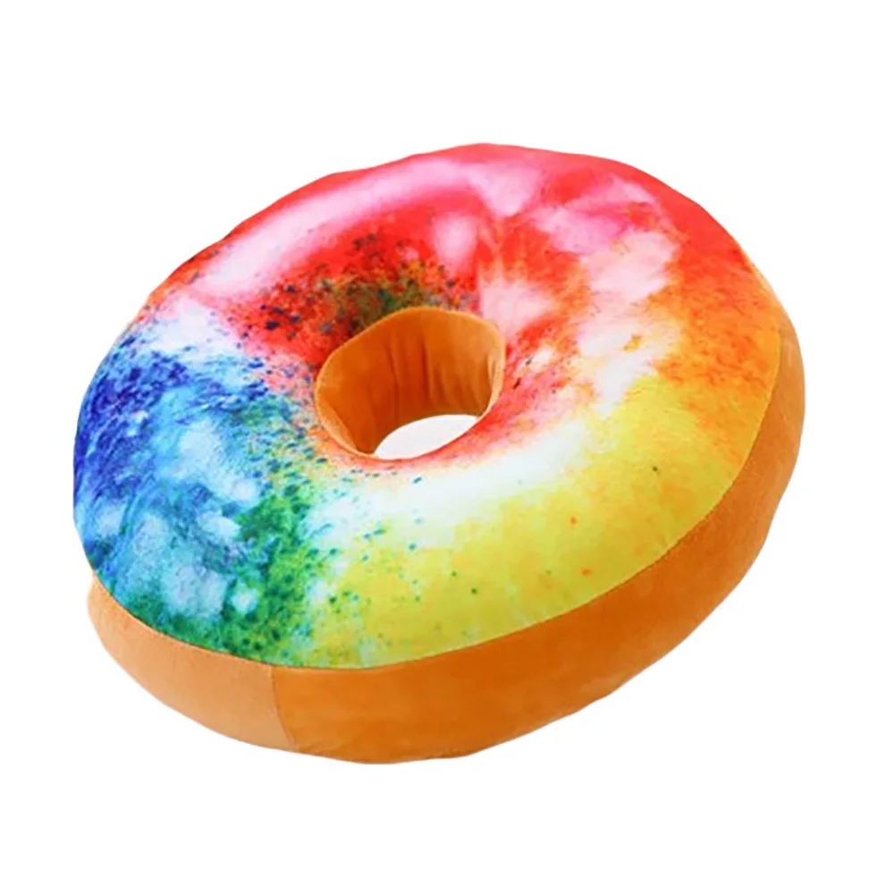 3D креативная плюшевая пончик мягкая подушка для дивана кресла подушки