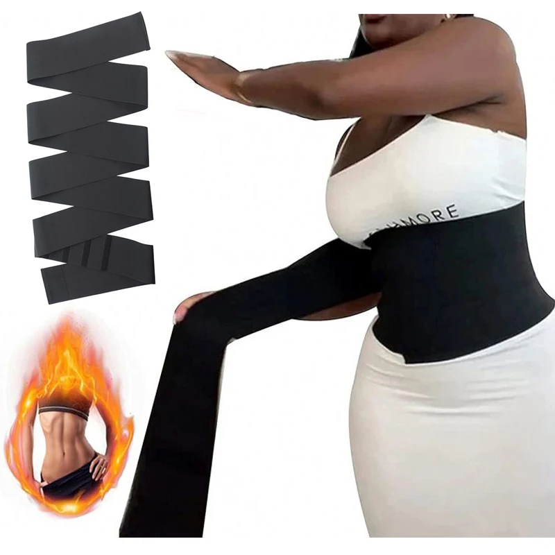 

High Waist Nice Buttocks Shaper Bandage Women Slimming Tummy Wrap Waist Trimmer Belt Body Weight Trimmer Shaperwear Body Suit