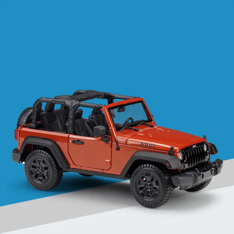 

Maisto Diecast Model Car JEEP Wrangler 1:18 Metal Alloy High Simulation Cars With Base Boys Toys Vehicles Gifts For Boy Men