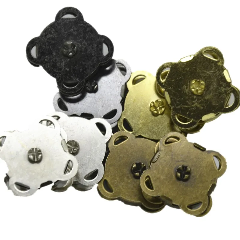 Новые 60 наборов металлические пряжки Магнитные защелки магнитные застежки