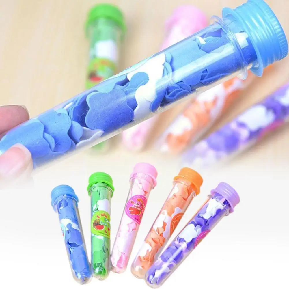 

Travel Test Tube Pack Soap Flower Portable Aromatherapy Sheet Bath Soap Paper Soap Soap Paper Y9D8