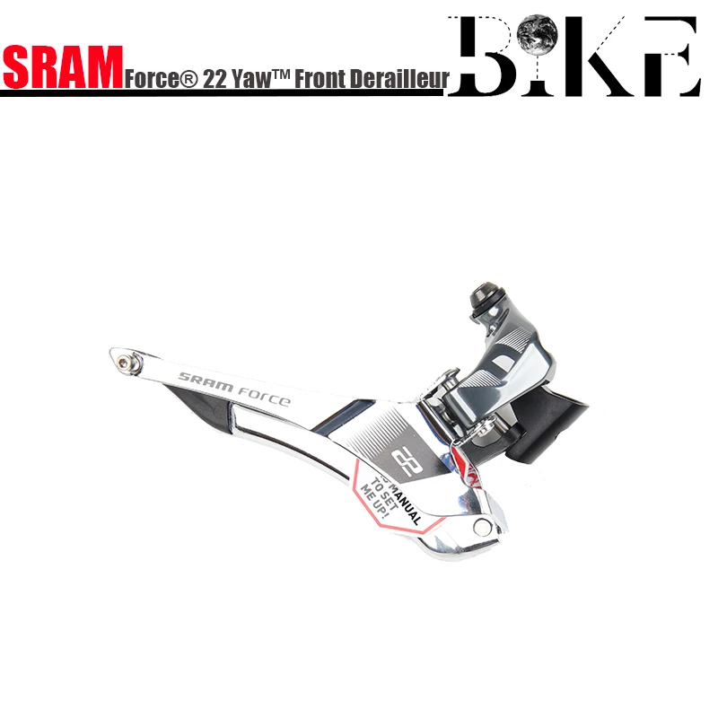 

SRAM Force® 22 Yaw™ Front Derailleur 2S 22 Speed 2X11 Direct Mount with Chain Spotter