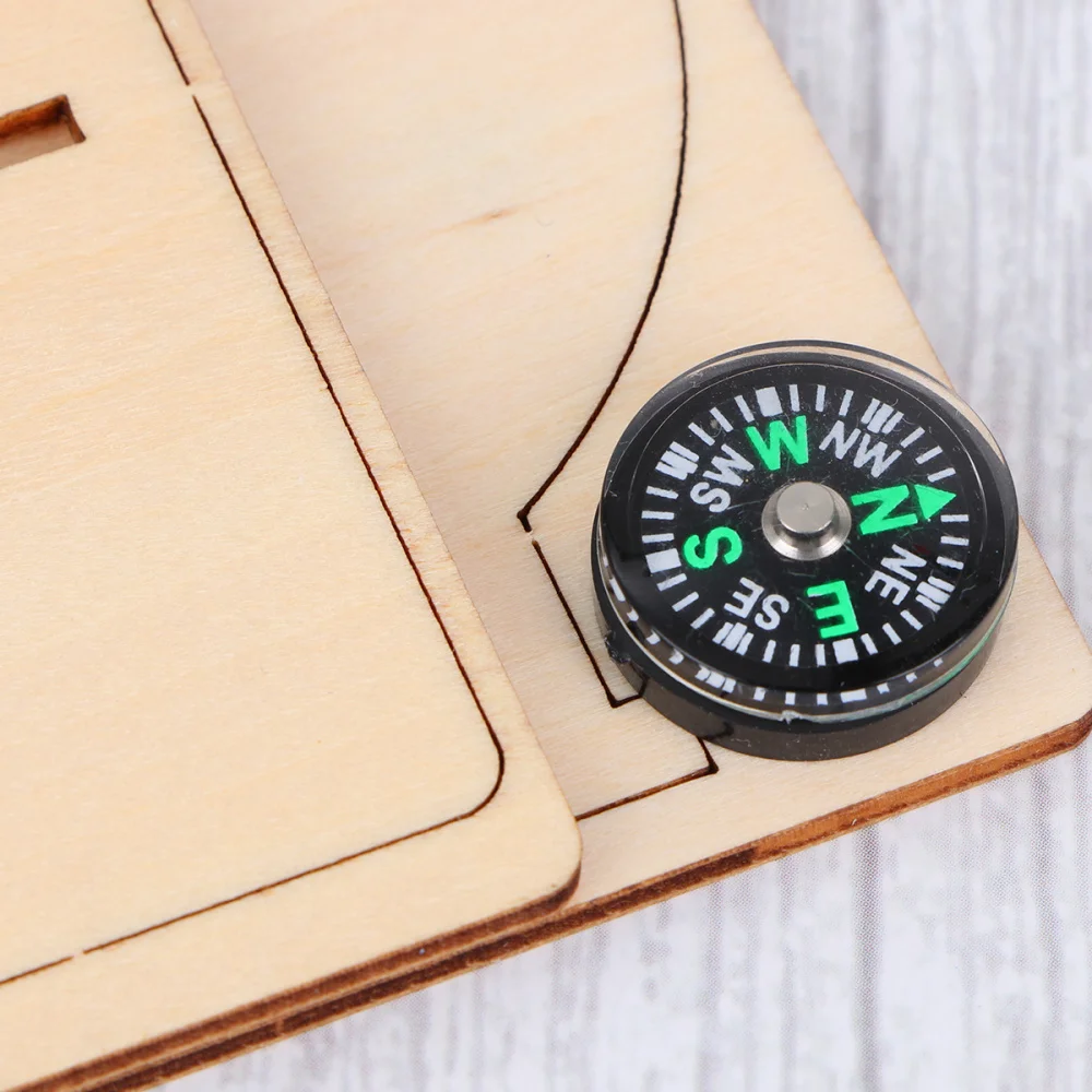 1 шт. Экваториальная Гвинея солнечные часы деревянные научно исследовательских