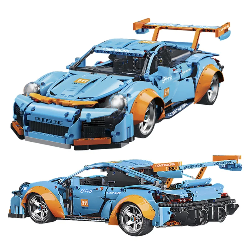 

NEW KBOX 10216 1:10 GT RS Super Sports Racing Car Vehicle Model Building Blocks MOC Technical Bricks Set Gifts Toys kids Boy