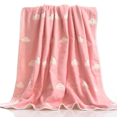 

6 layers thickened cotton blanket Cartoon towel Children's gift cover soft for home cloth Throw On Sofa Bed sheets blanket