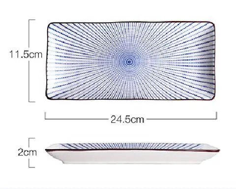 9.7 inch plate Керамика с суповую тарелку, производство Китай японский Стиль блюдо фарфоровая десертная тарелка посуда торт основные блюдо в стиле вестерн Еда пластина 6/8/10/12 дюймов - Цвет: 9.7 inch plate