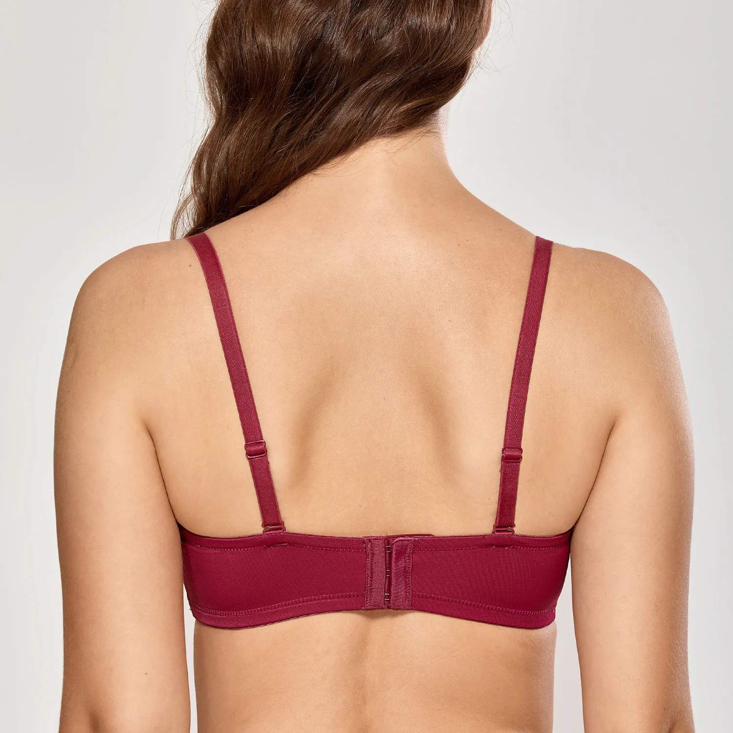 Для женщин Гладкая мягкий Кабриолет без бретелек бюстгальтер на косточках|women