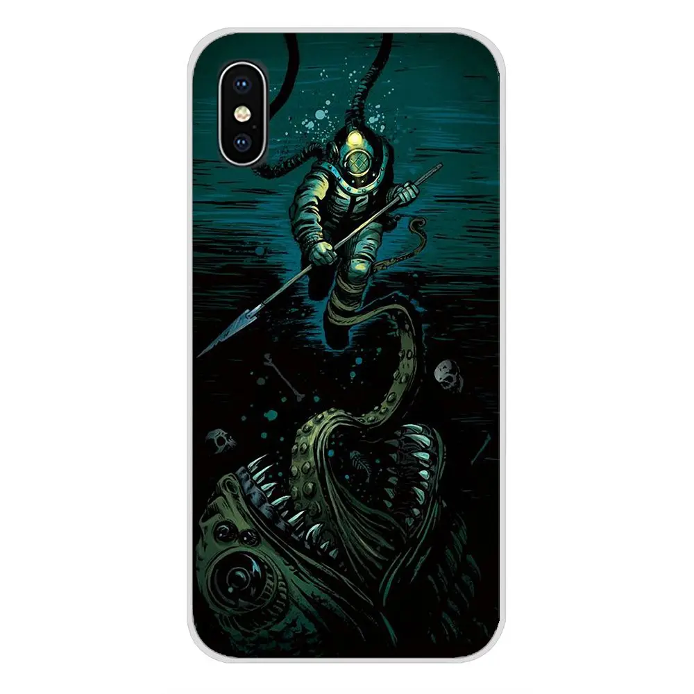 Мобильный телефон чехол для Apple iPhone X XR XS 11Pro MAX 4S 5S 5C SE 6 S 7 8 Plus ipod 5 Дайвинг шлем CAM